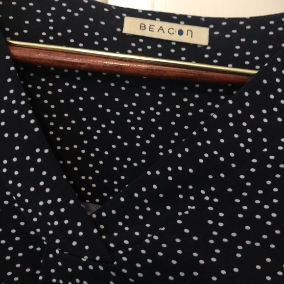 Beacon Blue & White Polka Dot Top - Picture 3 of 6